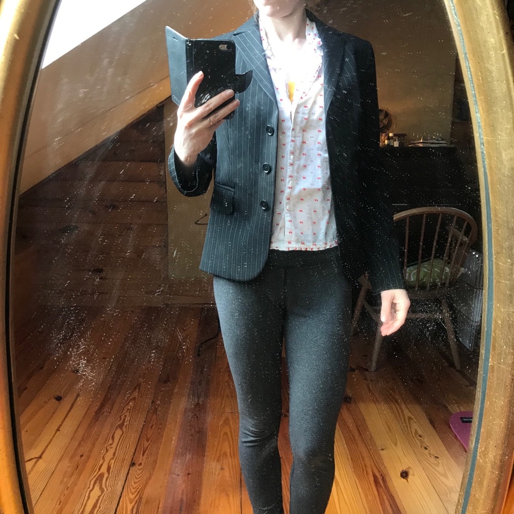 United Colors of Benetton Pinstripe Blazer, EUC S - Picture 15 of 15